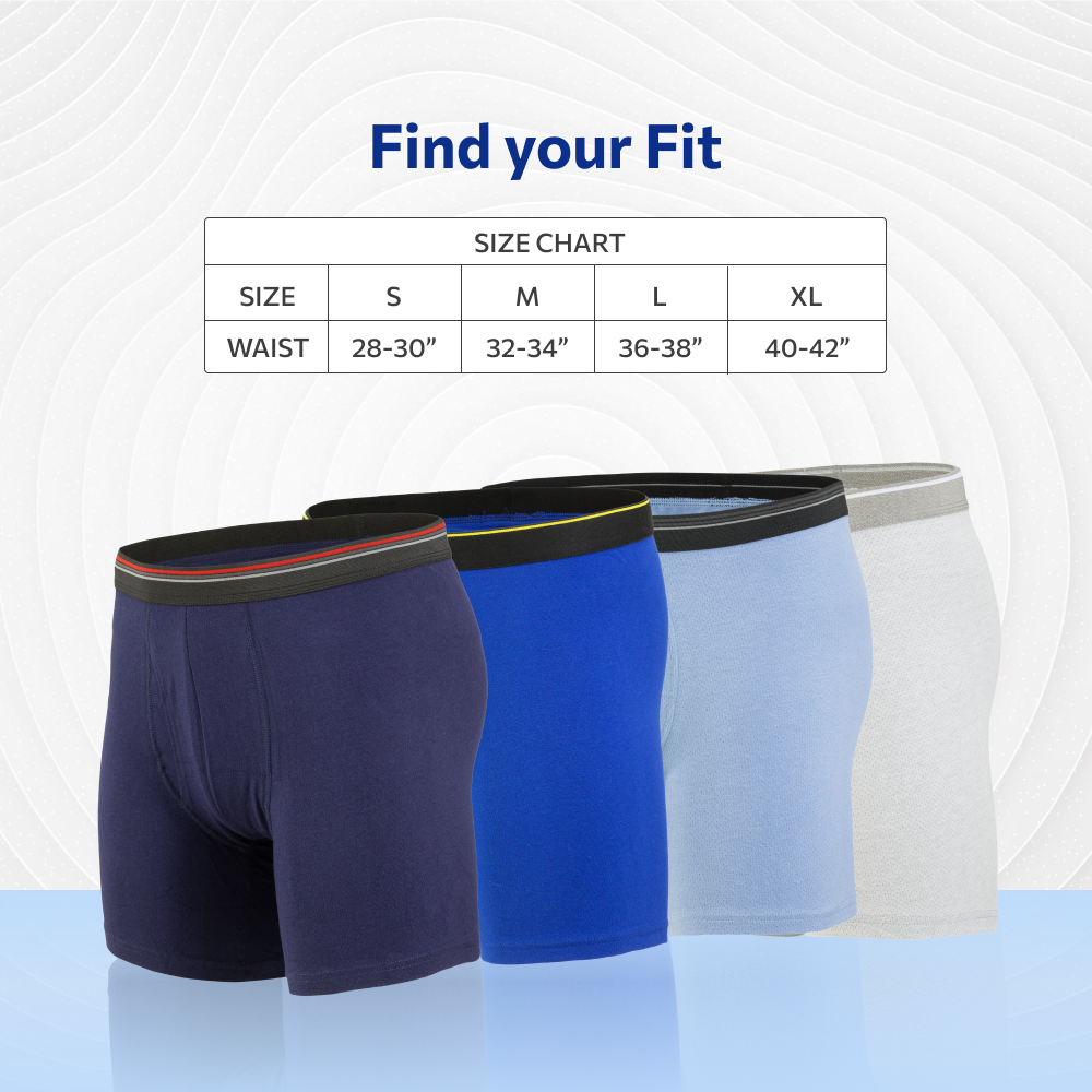 Livorno Essentials Men's Boxer Briefs - Soft Cotton Underwear for Men, Comfortable Men’s Briefs, Breathable Boxers ( 1 Pack - 4 Pcs )