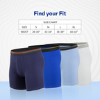 Livorno Essentials Men's Boxer Briefs - Soft Cotton Underwear for Men, Comfortable Men’s Briefs, Breathable Boxers ( 1 Pack - 4 Pcs )